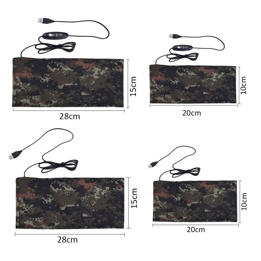 5mm Thickness Waterproof Reptile Amphibians Heating Pad USB Heating Sheet Carbon Fiber Pet Heating Pad Fast Fever In 3 Seconds