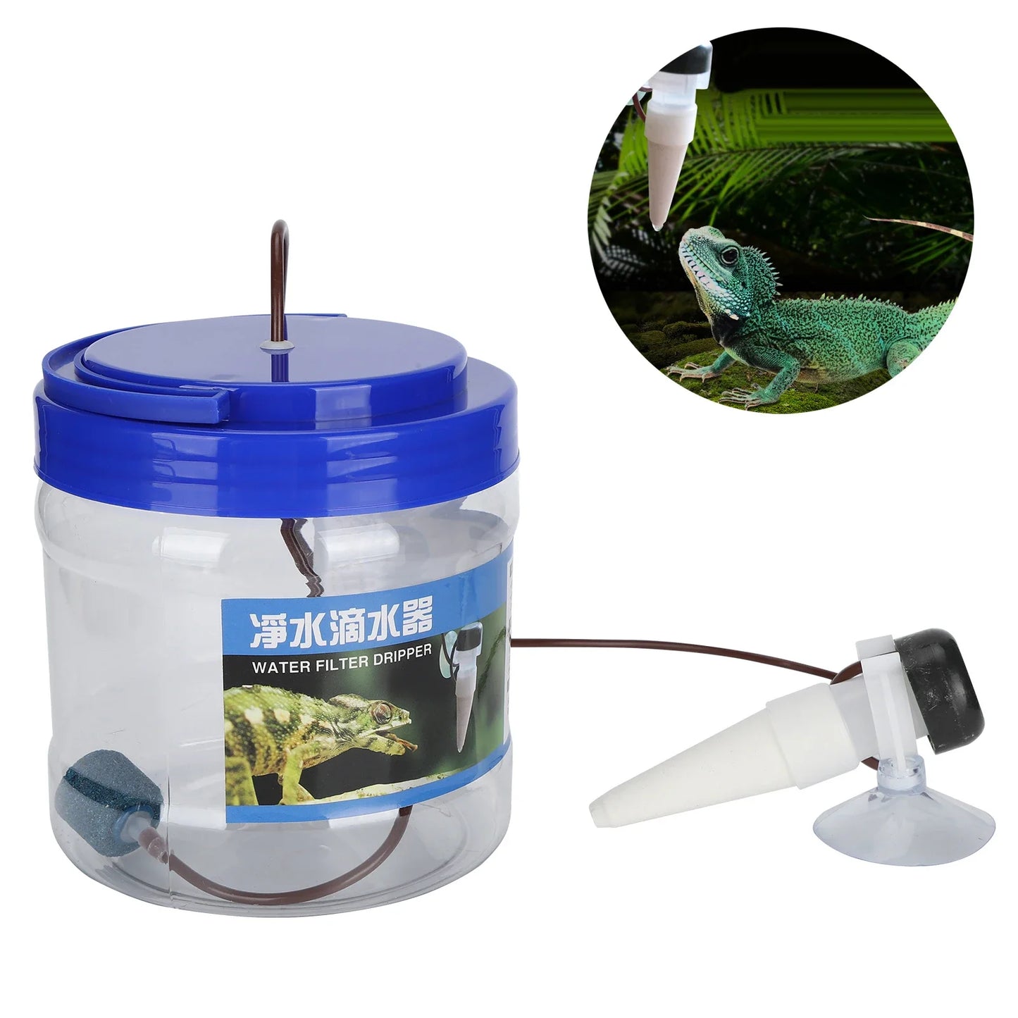 Reptile Watering Tool Reptile Water Dripper Kit Plants Irrigation Devices Reptile Humidifier Watering Tool Reptile Water Dripper