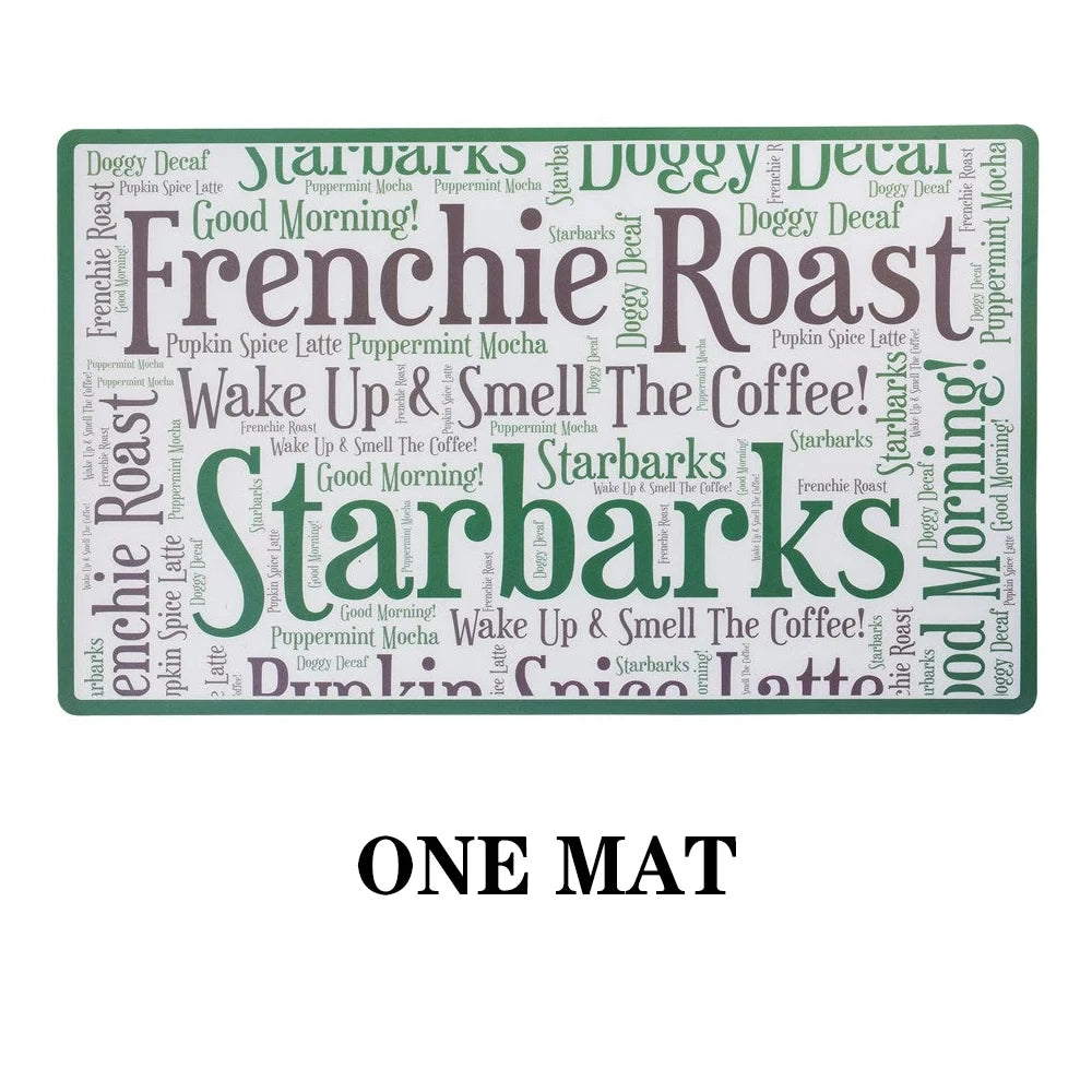 Luxury Brand Designer Dog Bowl Cute Bowls Placemat Puppy Cat Feeder Non-slip Crash French Bulldog Bowl For Small Dogs