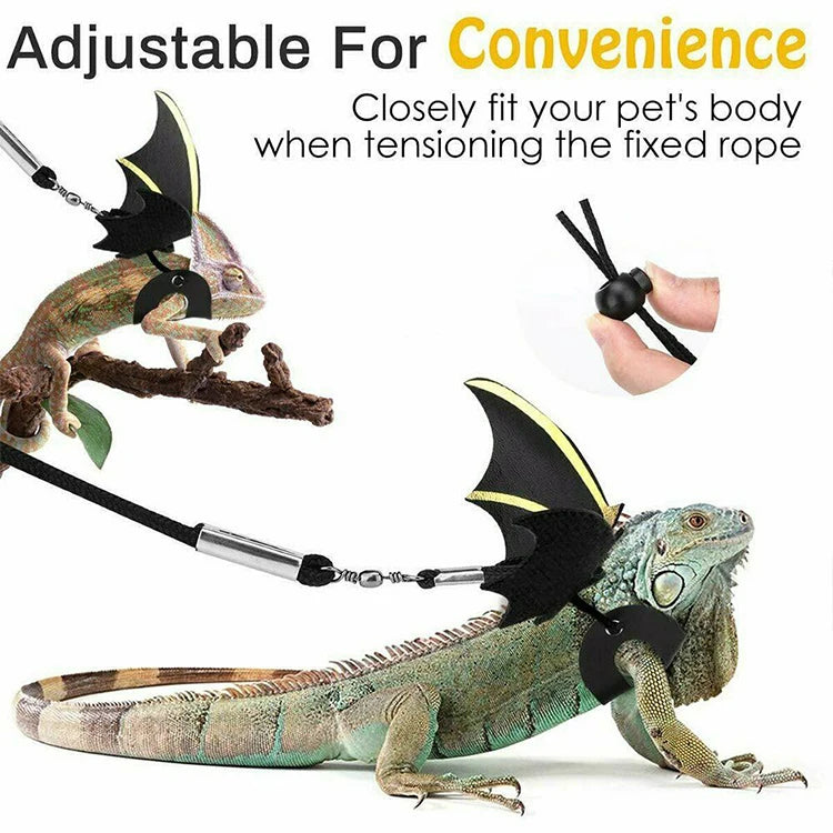Lizard Leash Reptile Harness for Outdoor Pet Chameleon Squirrel Supplies
