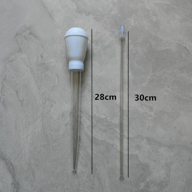 Lengthen Pipettes Aquarium siphon fish tank vacuum cleaner Simple cleaning tool aquarium water changer 28cm 45cm 30ml 50ml