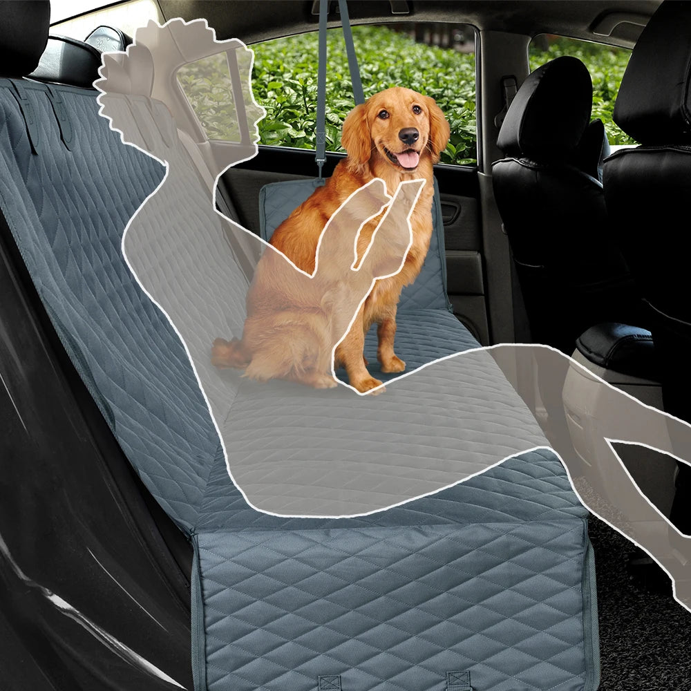 PETRAVEL Dog Car Seat Cover Waterproof Pet Travel Dog Carrier Hammock Car Rear Back Seat Protector Mat Safety Carrier For Dogs - Love Your Pet Life