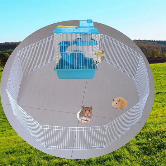 Small Pet Fence Cage Free Activity Large Space Pet Playpen For Hamster Hedgehog Guinea Pig Hamster Cage - Love Your Pet Life