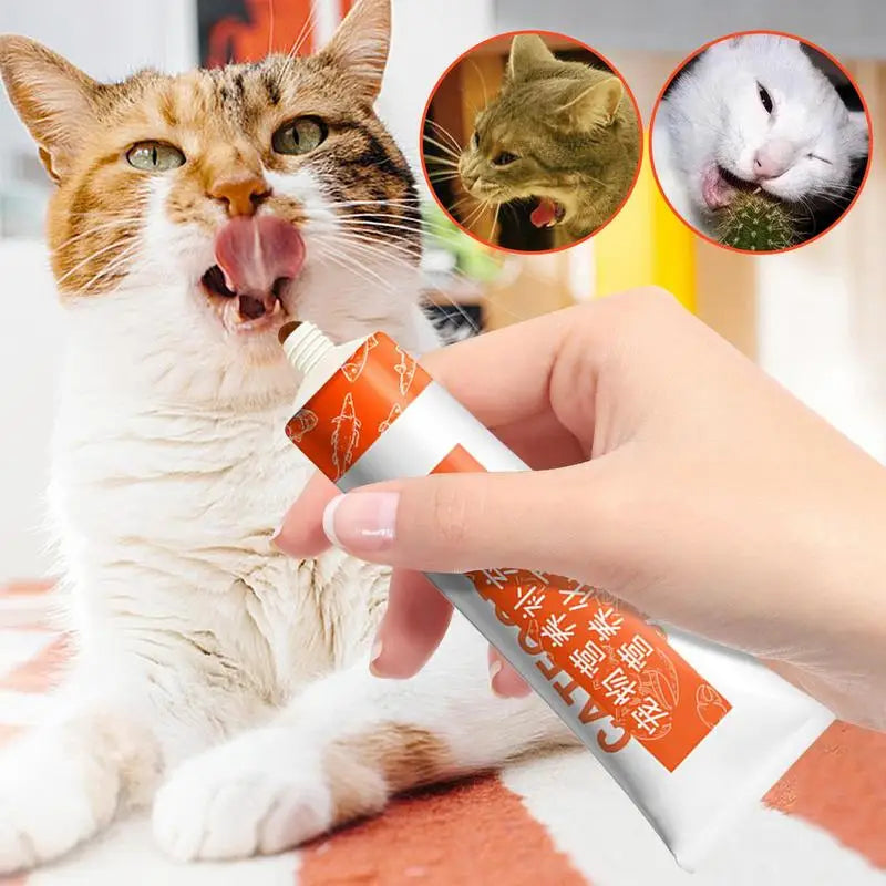 Nutrition Gel For Cats Hairball Control Gentle Hairball Gel And Remover Cat Food Hairball Double-Effect Nutrition For Car And