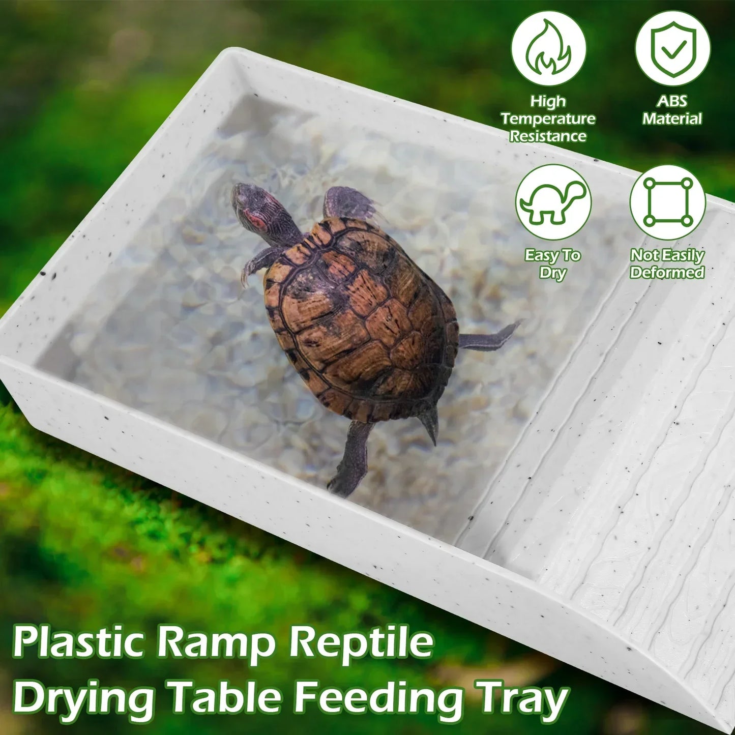 Reptile Platform Hermit Crab Habitat Crawling Pet Food Bowls Anti-Slip Turtle Hideout Caves Shelter Aquarium Tank Accessories