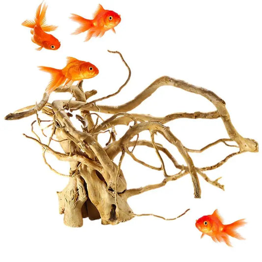 Aquarium Plants Natural Tree Driftwood Branches Wood Tree Root Fish Tank Solid Reptile Aquarium Background Decoration For Fish