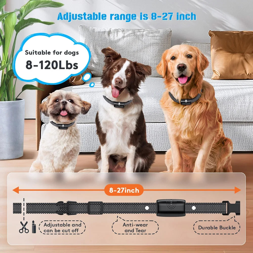 Pet Habit Trainer Sound/Shock Remind Waterproof Dog Training Collar
