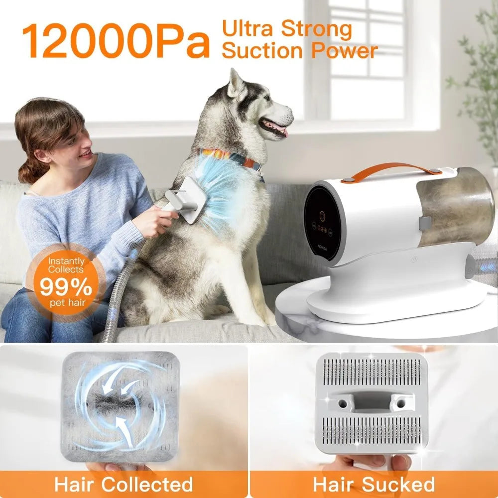 Dog Supplies 5 Pet Grooming Tools Hair Dryer for Dogs Quiet Puppy 12000Pa Strong Pet Grooming Vacuum PG100 Accessories Products - Love Your Pet Life