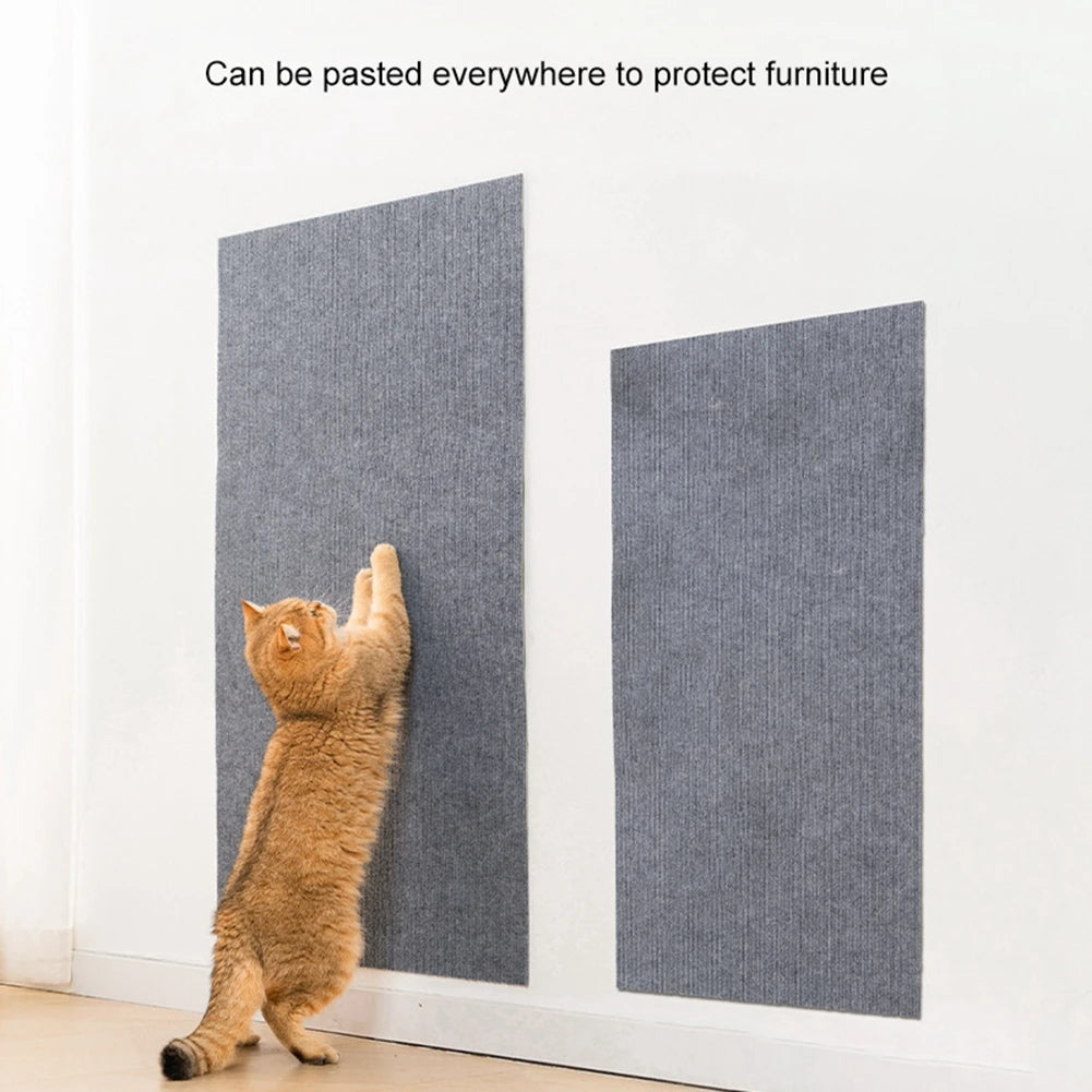 Cat Scratching Mat Cat Carpet with Self-Adhesive Trimmable Cat Scratching Post Carpet Anti Cat Scratch Sofa Furniture Protector