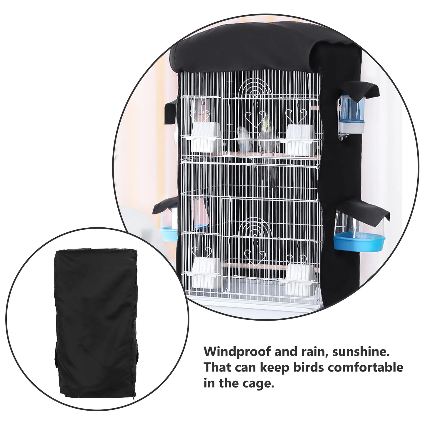 European Style Bird Cage Birdcage Accessory Dust Proof Protector Multipurpose Cover - Love Your Pet Life