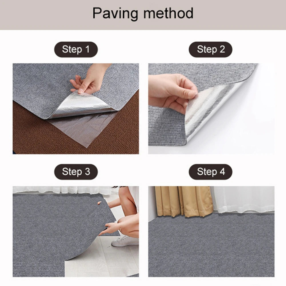 Cat Scratching Mat Cat Carpet with Self-Adhesive Trimmable Cat Scratching Post Carpet Anti Cat Scratch Sofa Furniture Protector