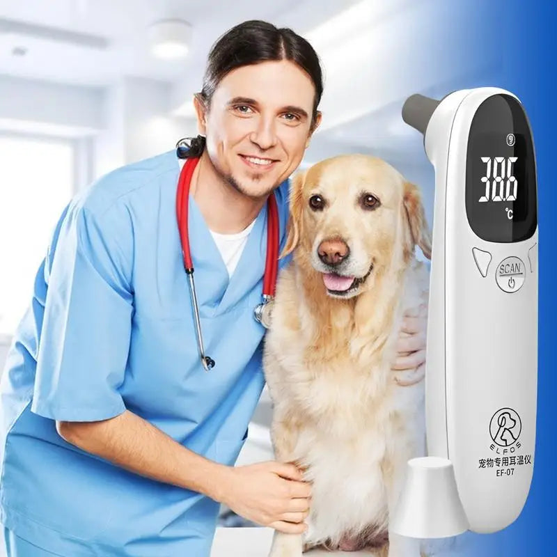 Dog Ear Thermometers Pet Supplies For Dog Accurate Fever Detection Device For Pet Pet Supplies Veterinary Thermometers