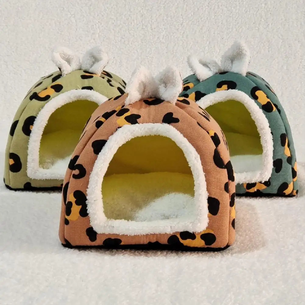 Hamster Nest Bed Small Sleeping House Cozy Hideout Bed for Guinea Pigs Rabbits Rats Washable Small Cage for Hedgehogs - Love Your Pet Life