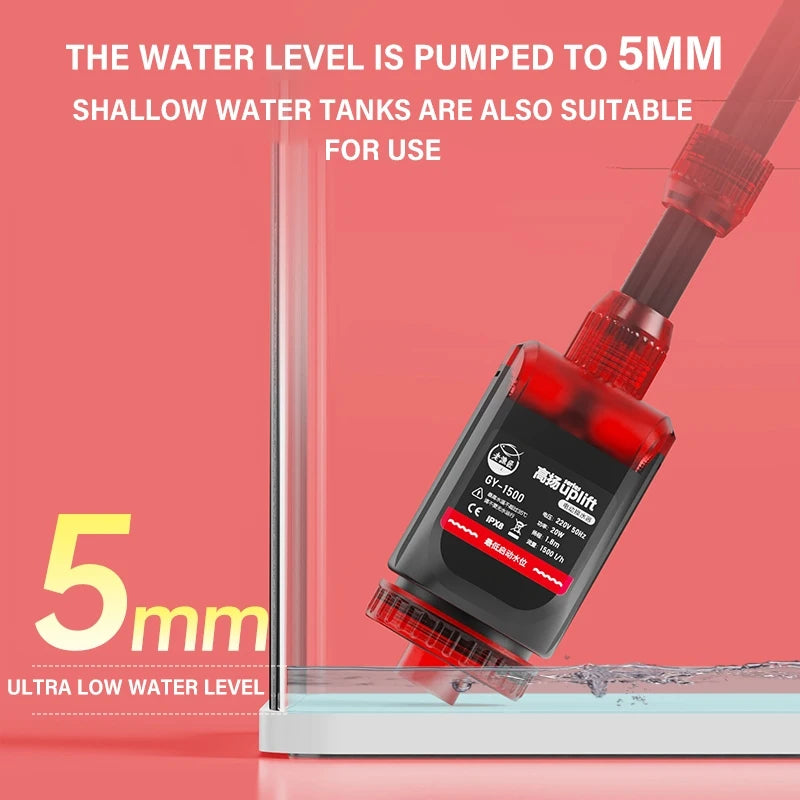 Fish Tank Electric Water Changer Automatic Aquarium Clean Tools Washing Sand Cleaning Algae Scraping Fish Manure Water Changer - Love Your Pet Life