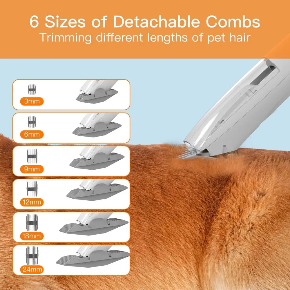 Dog Supplies 5 Pet Grooming Tools Hair Dryer for Dogs Quiet Puppy 12000Pa Strong Pet Grooming Vacuum PG100 Accessories Products - Love Your Pet Life