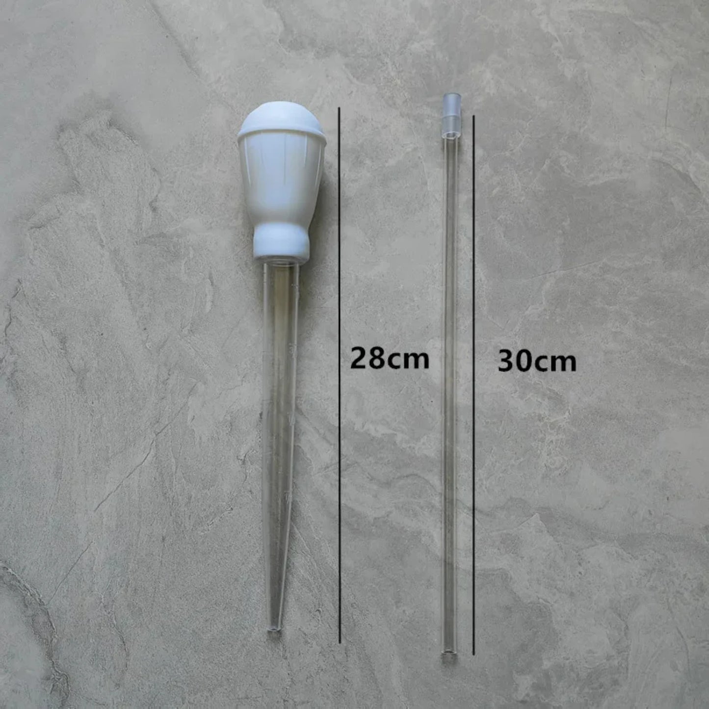 Lengthen Pipettes Aquarium siphon fish tank vacuum cleaner Simple cleaning tool  aquarium water changer 28cm 45cm 30ml 50ml