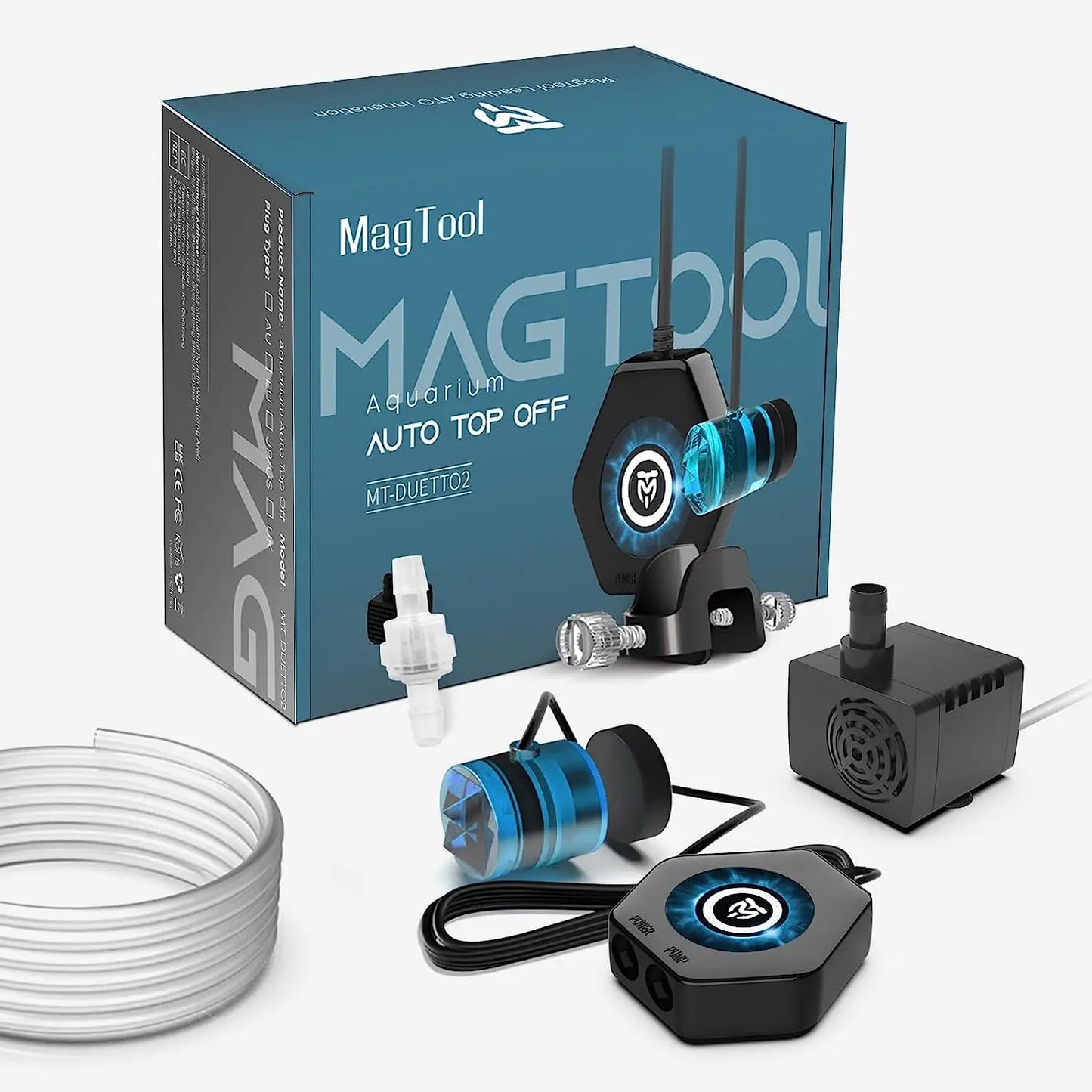 MagTool Micro Auto Top Off for Saltwater Aquarium, Mini Nano ATO with Optical Sensor for Reef Tank, Automatic Water Filler - Love Your Pet Life