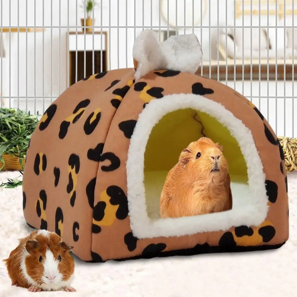 Hamster Nest Bed Small Sleeping House Cozy Hideout Bed for Guinea Pigs Rabbits Rats Washable Small Cage for Hedgehogs - Love Your Pet Life