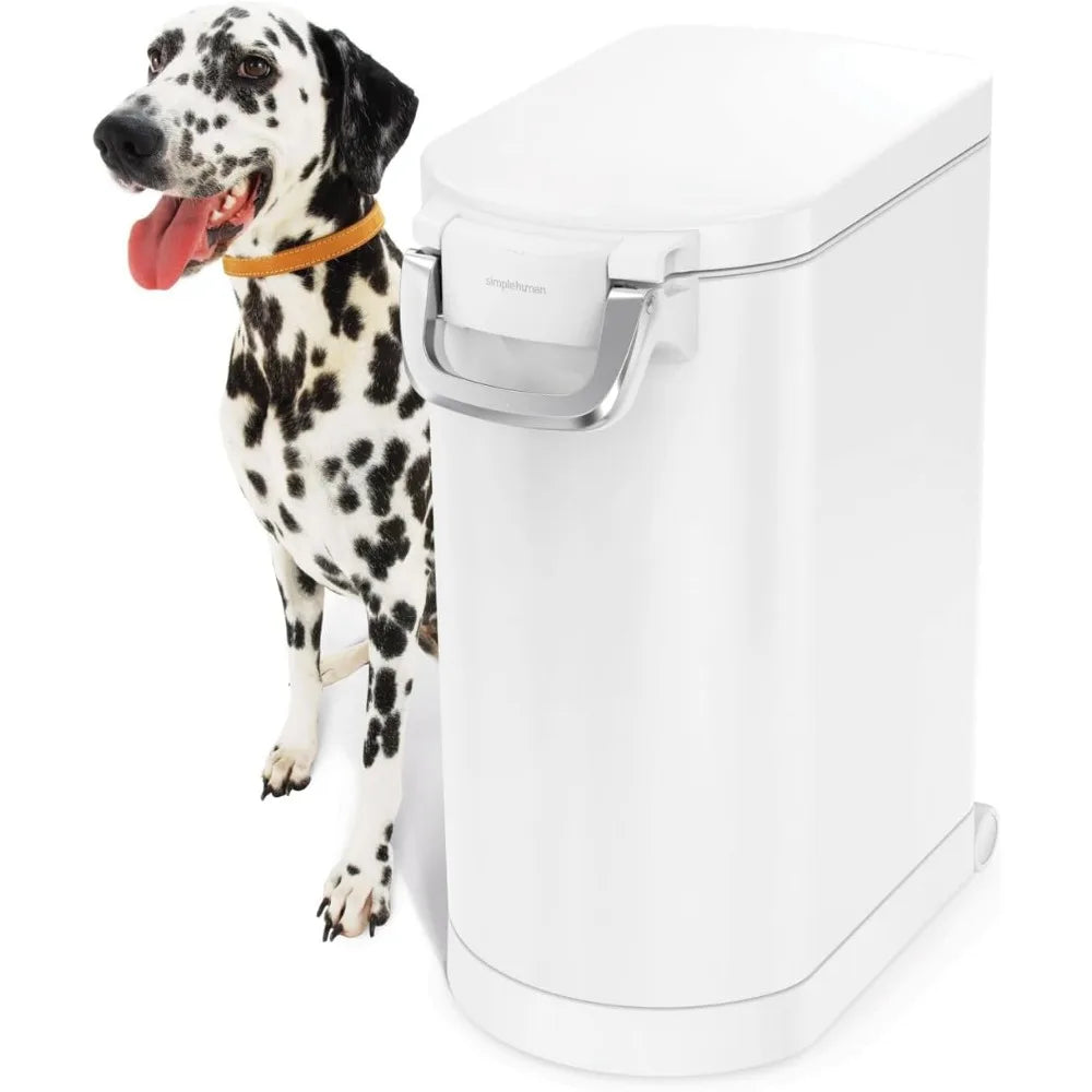 Dog Feed Box Cat Food Brushed Stainless Steel and Bird Feed Pet Food Storage Container Dog Snack Cans Bucket Supplies Products - Love Your Pet Life