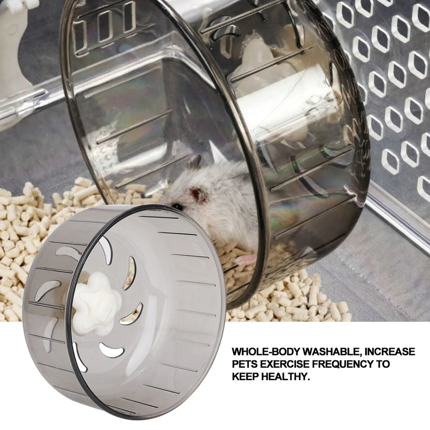 Hamster Running Disc   Silent Small Pet Rotatory Jogging Wheel Small Pets Sports Wheel s Hamster Cage Accessories