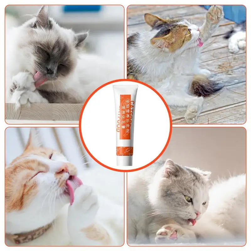 Nutrition Gel For Cats Hairball Control Gentle Hairball Gel And Remover Cat Food Hairball Double-Effect Nutrition For Car And