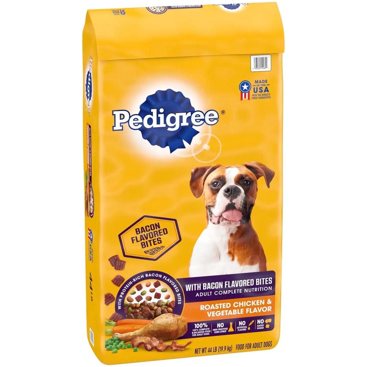 Pedigree Complete Nutrition Roasted Chicken and Vegetable Dry Dog Food, 44 lb Bag