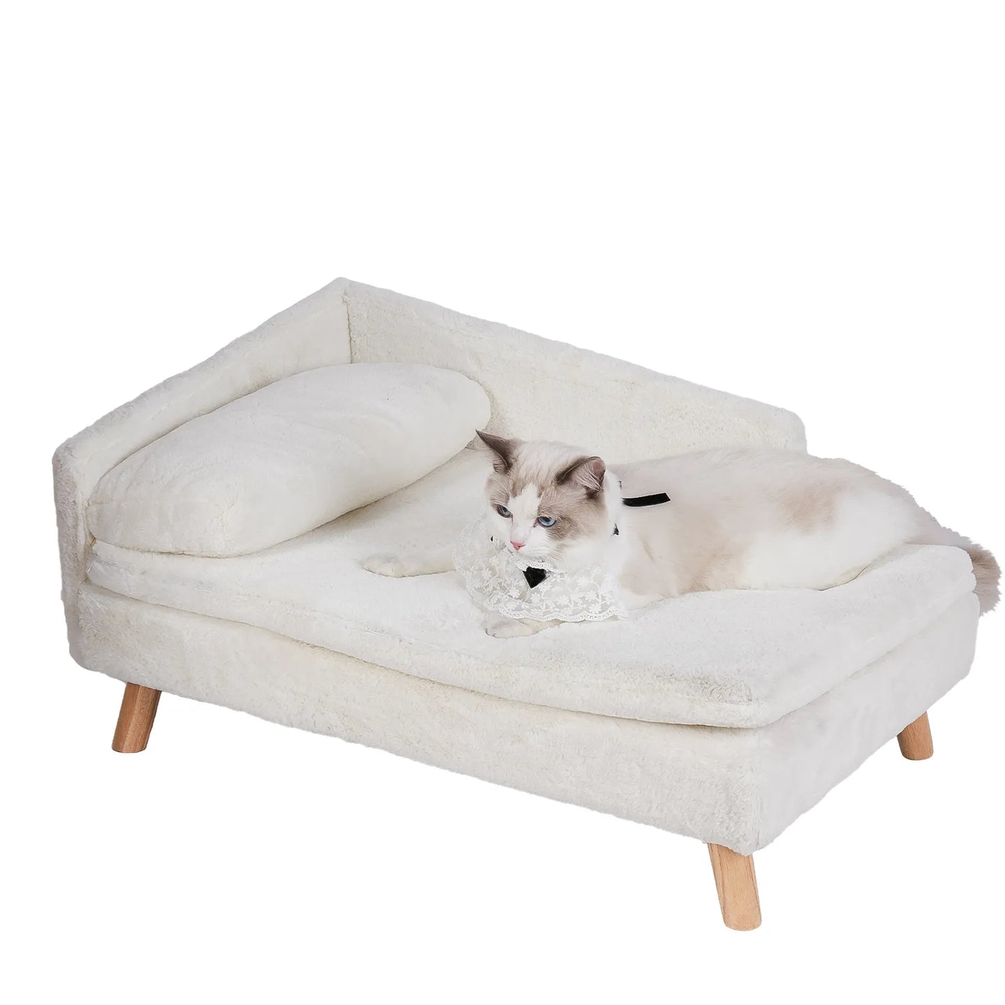 Waterproof Pet Sofa Dog Cat Bed Couch Raised Chair Lounger Plush Cover Cushion - Love Your Pet Life