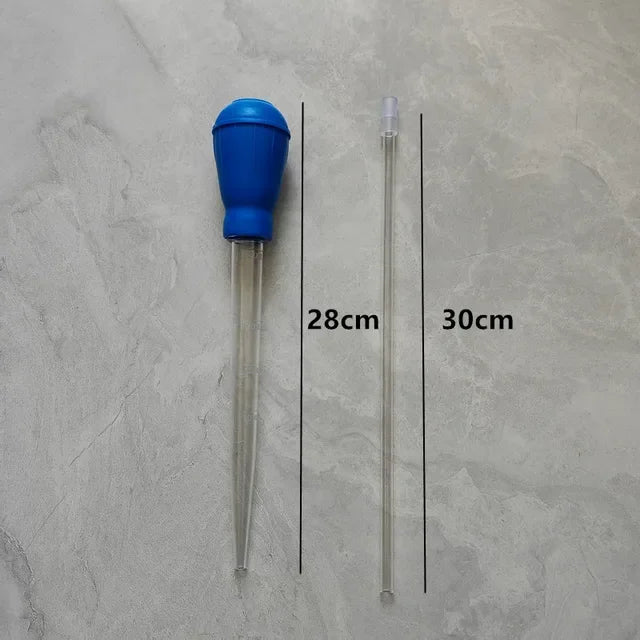 Lengthen Pipettes Aquarium siphon fish tank vacuum cleaner Simple cleaning tool  aquarium water changer 28cm 45cm 30ml 50ml