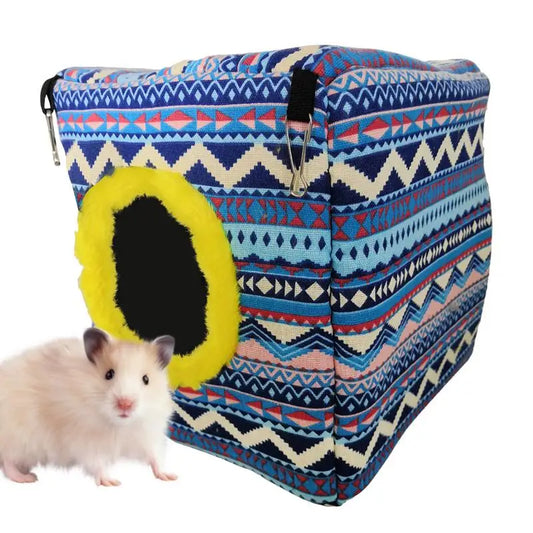 Hamster Hammock Cube Sleeping Bed For Guinea Pig Multifunctional Sleeping Bed For Rabbits Hedgehogs Squirrels Cute Hammock For