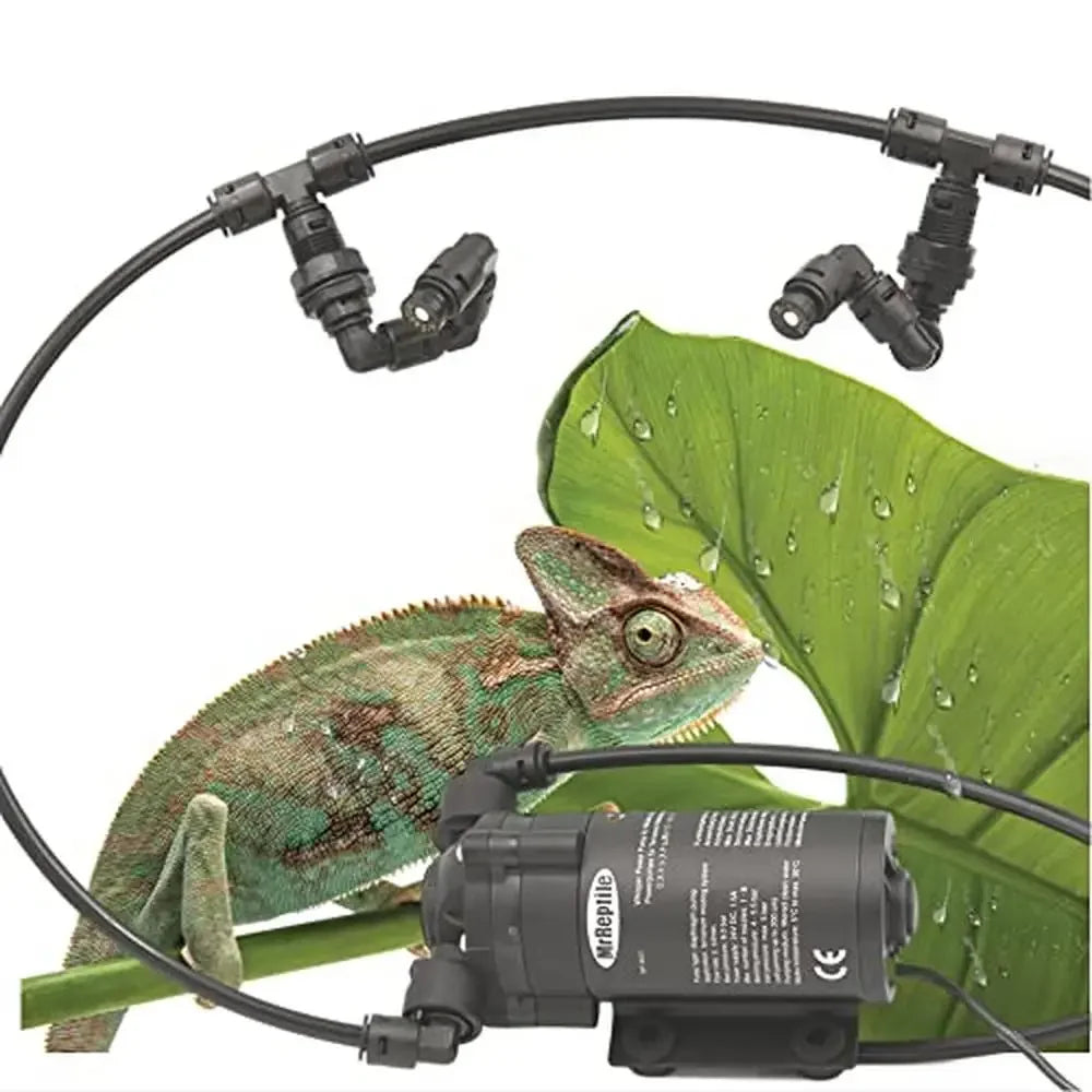 Reptile Terrarium Mister Chameleon Turtle Lizard MS200 Misting System Expandable Up to 8 Nozzles Ideal Reptiles and Amphibians