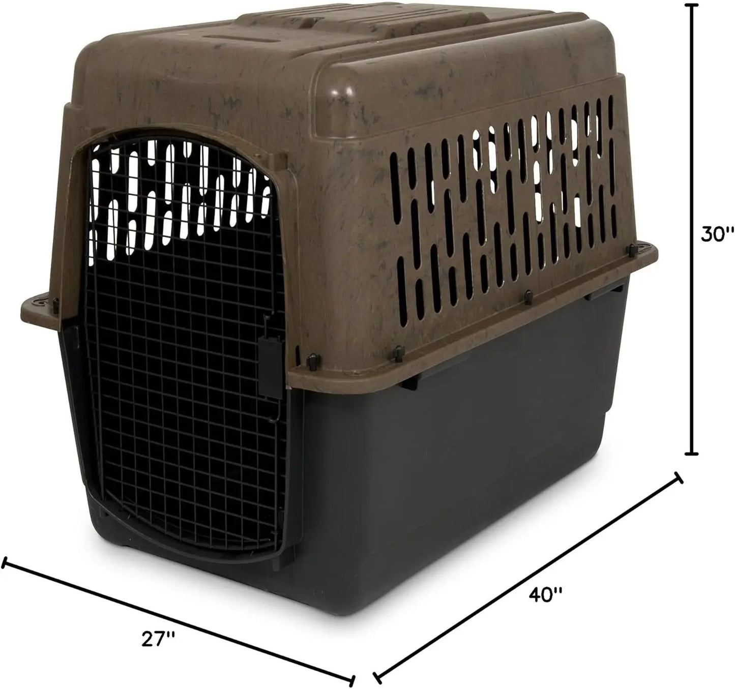 Petmate Ruffmaxx Camouflage Dog Kennel Pet Carrier & Crate 40" (70-90 Lb), Outdoor and Indoor for Large, Medium, and Small Dogs