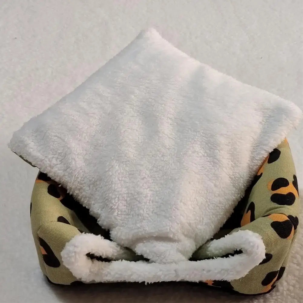 Hamster Nest Bed Small Sleeping House Cozy Hideout Bed for Guinea Pigs Rabbits Rats Washable Small Cage for Hedgehogs - Love Your Pet Life